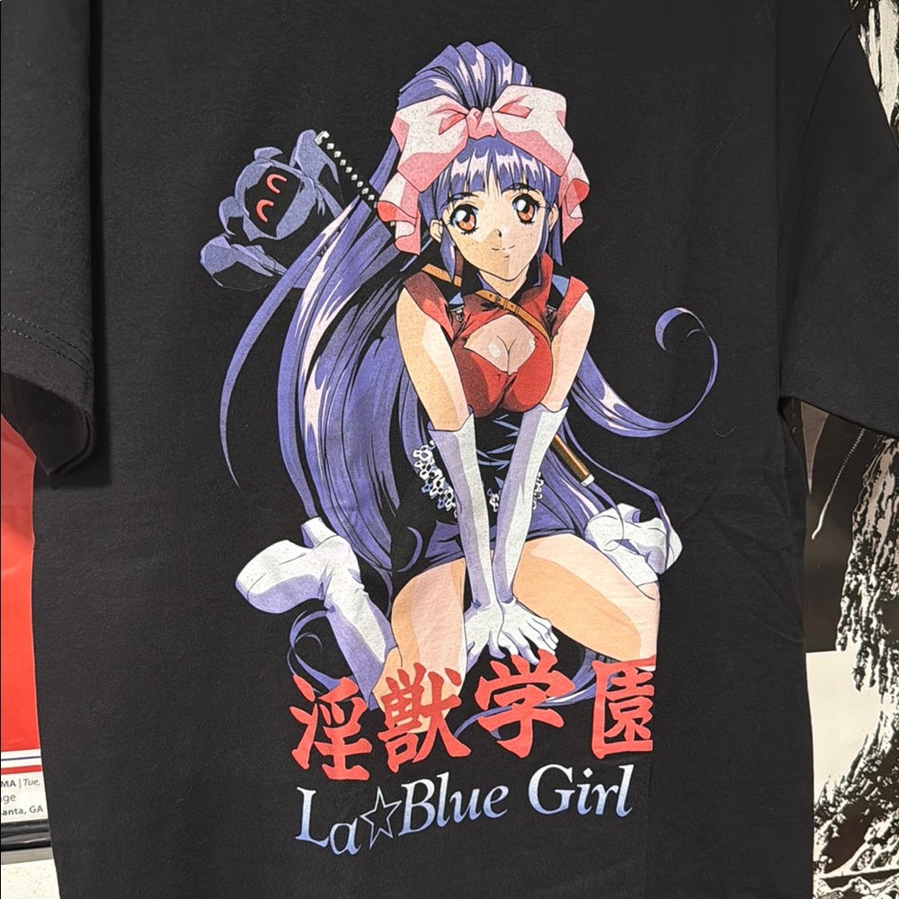 Tokyokidcorp - la blue girl shirt LARGE